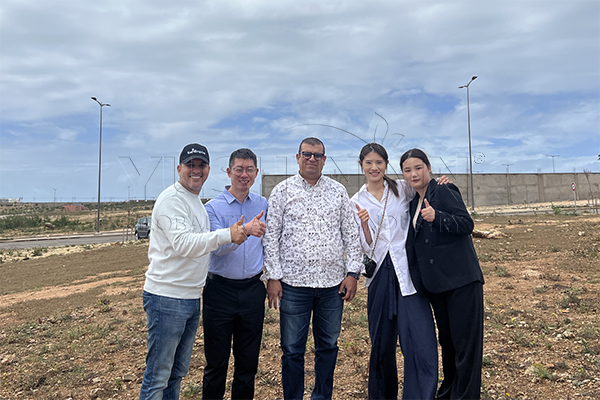 Morocco granular phosphate fertilizer manufacturing plant site inspection